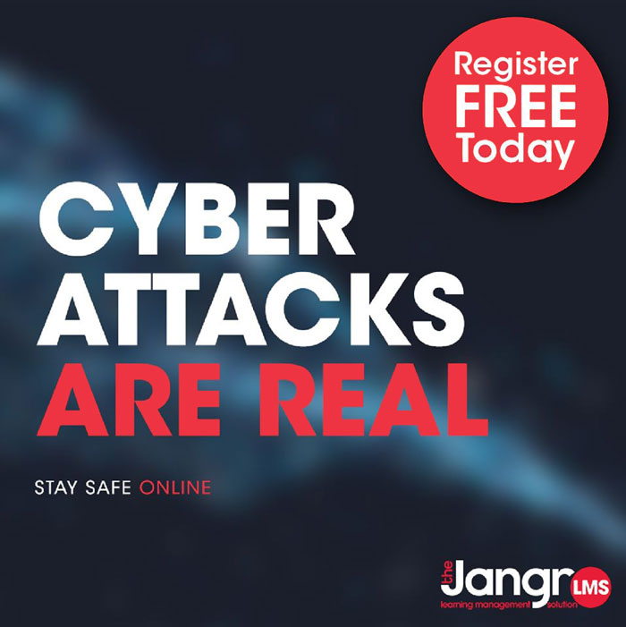 Jangro LMS Cyber Attacks Are Real poster